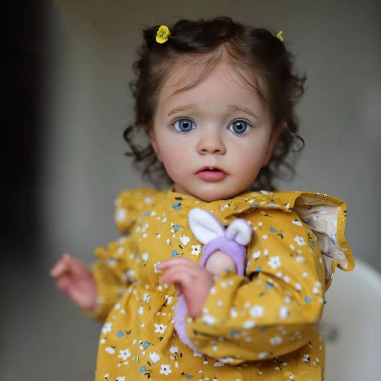Reborn Doll -22 Inch Reborn Baby Doll Real Baby Feeling Realistic Newborn Baby Dolls Adorable Smiling Real Life Baby Dolls with Gift Box for Kids