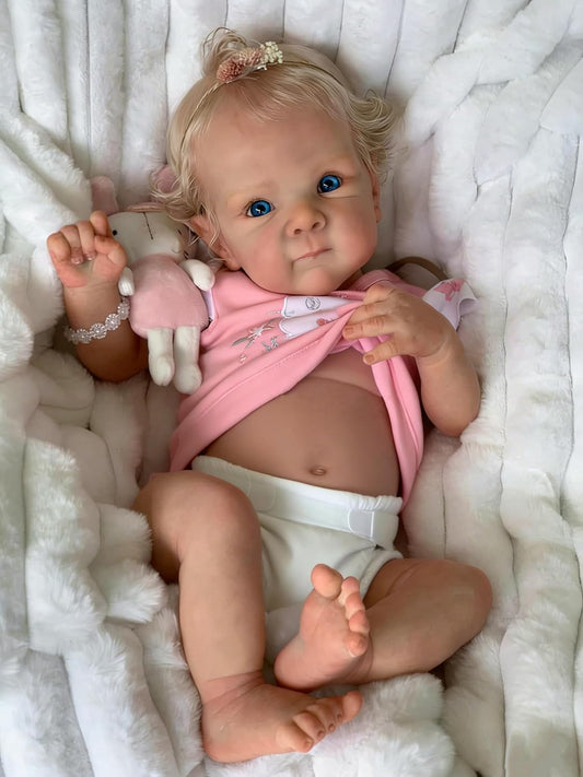 Reborn Baby Dolls Full Body Girl-45Cm Realistic Baby Doll, Newborn Babys Doll Lifelike Reborn Babies Real Life Dolls for Girls Age 3+
