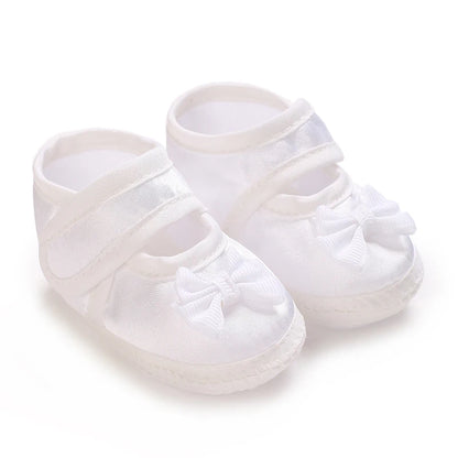 Multiple Options Newborn Baby First Baptist Shoe: Newborn Boy and Girl White Baptist Shoes Soft Sole Walking Shoes Size-9Cm-10Cm
