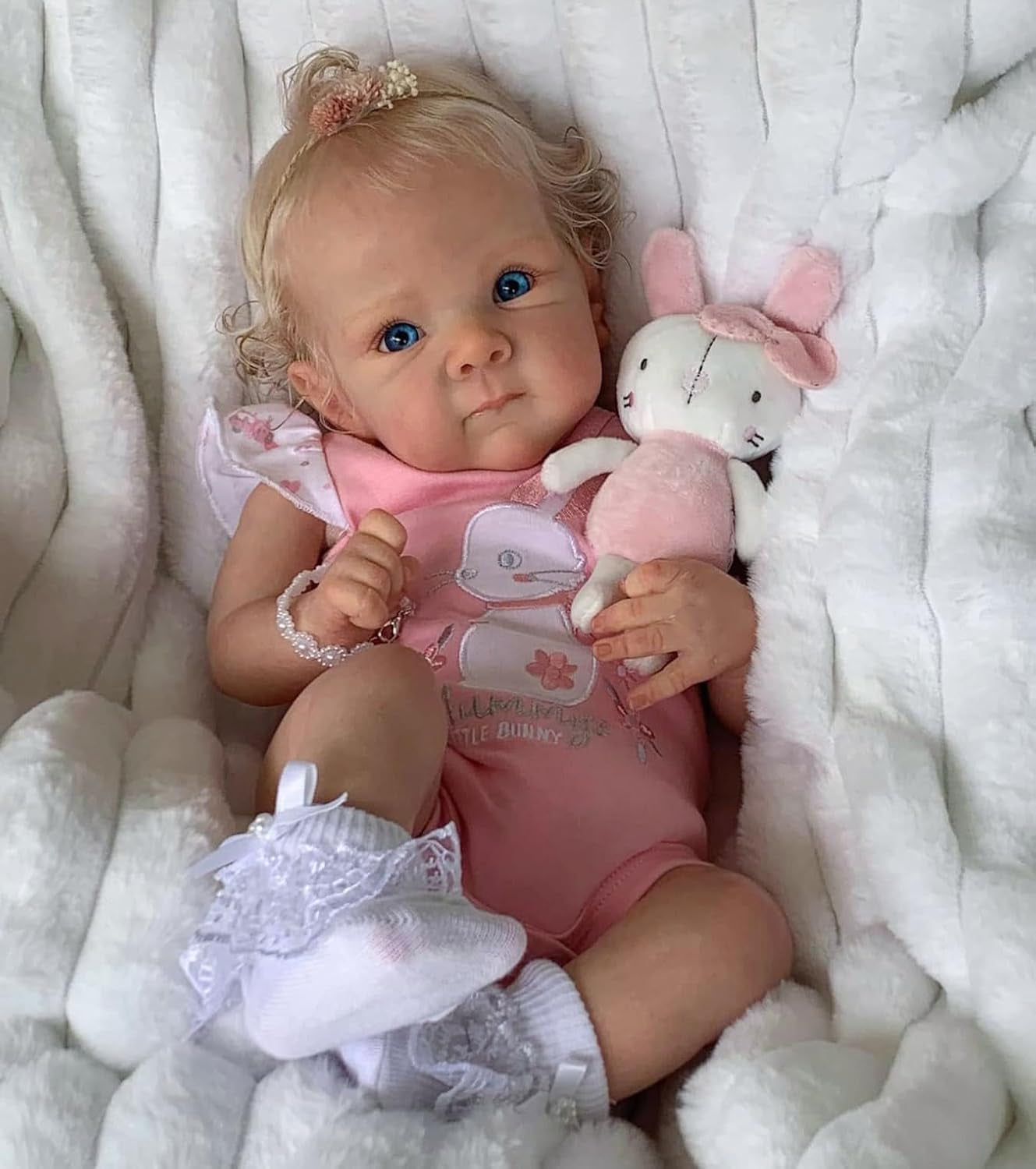 Reborn Baby Dolls Full Body Girl-45Cm Realistic Baby Doll, Newborn Babys Doll Lifelike Reborn Babies Real Life Dolls for Girls Age 3+