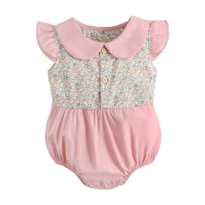 Summer Cotton Baby Bodysuit Newborn Cute Plaid Clothing for Baby Girls Sleeveless Princess Toddler Infant Bodysuits