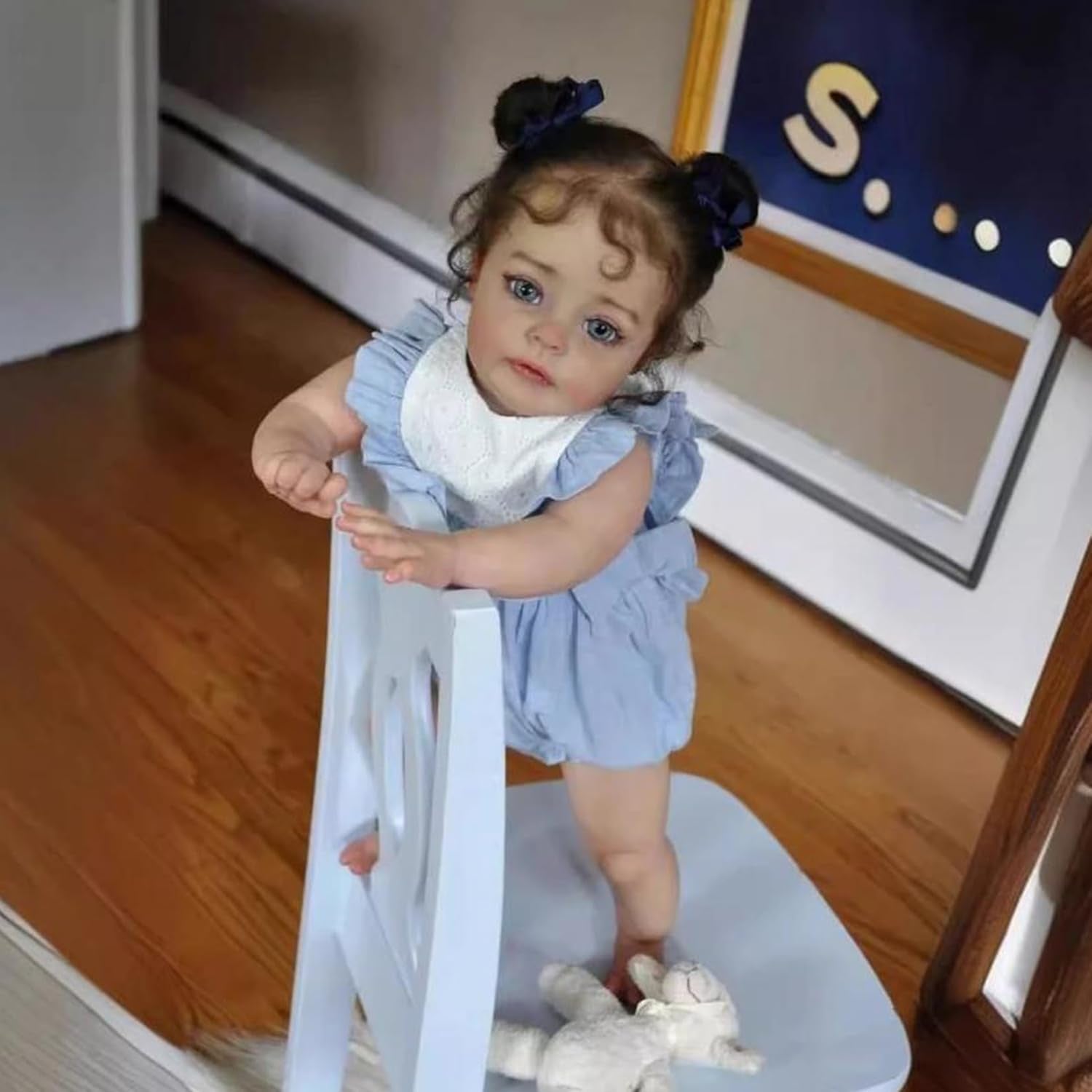 22 Inch 55Cm Reborn Baby Dolls,Reborn Dolls Silicone Full Body Handmade Xmas Gift Reborn Toddler Dolls Boy Girl Toy Gift