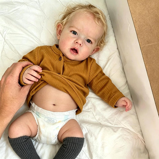 50 CM Reborn Baby Dolls Soft Vinyl Full Body Boys 20 Inch Real Life like Newborn Baby Doll Soft Handmade Infant Babys Doll Realistic Reborn Dolls That Look Real